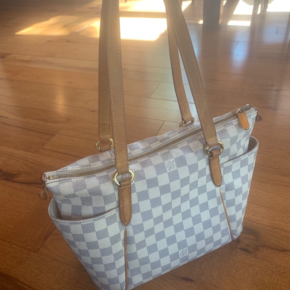 PM Damier Azur shoulder bag Loius Vitton-authentic - Picture 3 of 6
